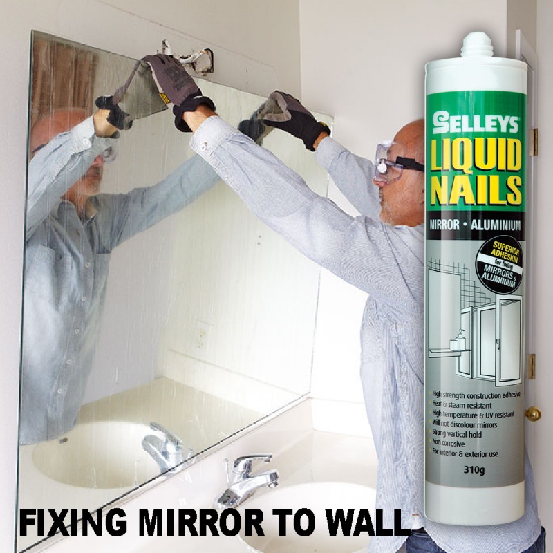 Selleys Liquid Nails Mirror Aluminum Construction Adhesive 310g